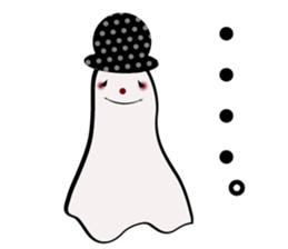 Halloween Ghost Sticker sticker #7694150