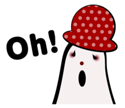 Halloween Ghost Sticker sticker #7694151