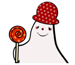 Halloween Ghost Sticker sticker #7694152