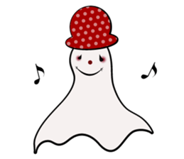 Halloween Ghost Sticker sticker #7694157
