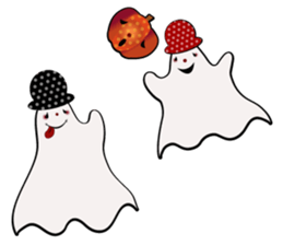Halloween Ghost Sticker sticker #7694158