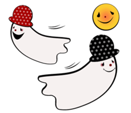 Halloween Ghost Sticker sticker #7694159