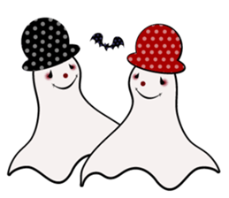 Halloween Ghost Sticker sticker #7694160