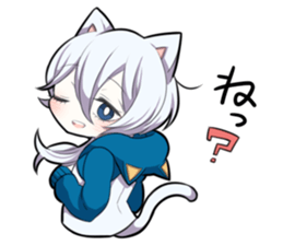 WHITE KITTEN 3 sticker #7694169