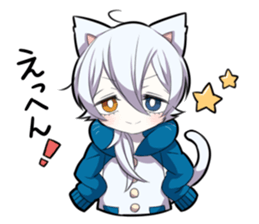 WHITE KITTEN 3 sticker #7694175
