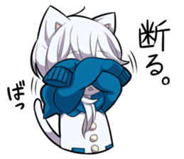 WHITE KITTEN 3 sticker #7694190