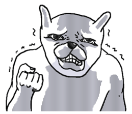 Annoying rabbit sticker. sticker #7694272