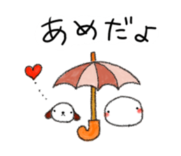 Tekuchun and Kenchan(Autumn) jpn sticker #7694454