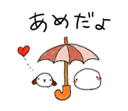 Tekuchun and Kenchan(Autumn) jpn sticker #7694454