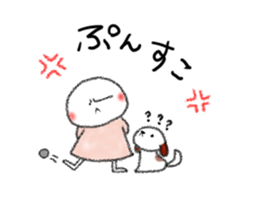 Tekuchun and Kenchan(Autumn) jpn sticker #7694461