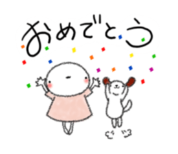 Tekuchun and Kenchan(Autumn) jpn sticker #7694471