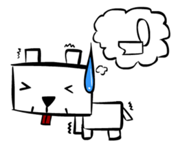 Dog Box Box sticker #7694502