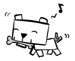 Dog Box Box sticker #7694521