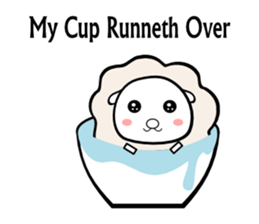 Little angel and the sheep(ENG version) sticker #7694649