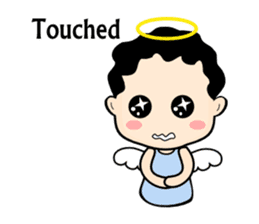 Little angel and the sheep(ENG version) sticker #7694678