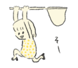 Yellow cute stickers sticker #7694808