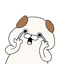 Pug was too adult sticker #7694887