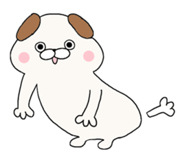 Pug was too adult sticker #7694899