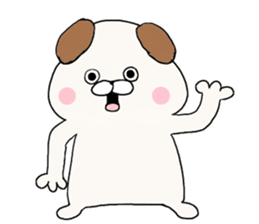 Pug was too adult sticker #7694907