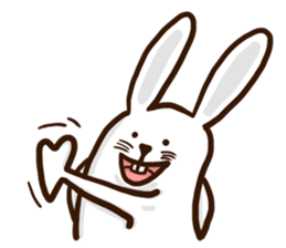Here-Bunny (EN) sticker #7695285