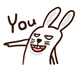 Here-Bunny (EN) sticker #7695288