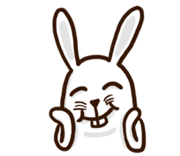 Here-Bunny (EN) sticker #7695292