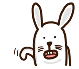 Here-Bunny (EN) sticker #7695295