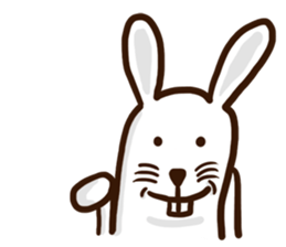 Here-Bunny (EN) sticker #7695302