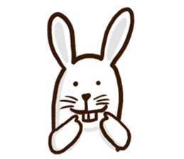 Here-Bunny (EN) sticker #7695304