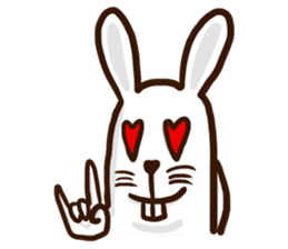 Here-Bunny (EN) sticker #7695308