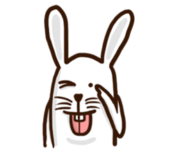 Here-Bunny (EN) sticker #7695309
