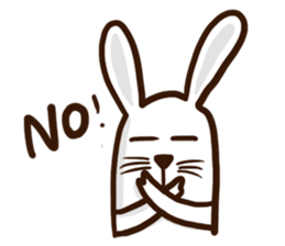 Here-Bunny (EN) sticker #7695316