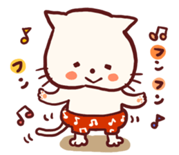 he sticker a cat of red pants sticker #7695571