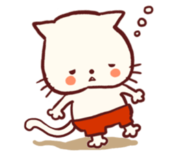 he sticker a cat of red pants sticker #7695575