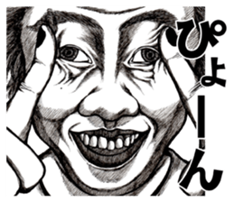 Art of face sticker #7696127