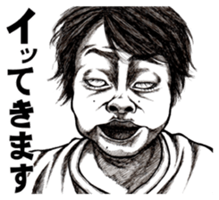 Art of face sticker #7696153