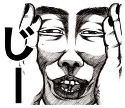 Art of face sticker #7696162