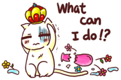 Cat King (ENG) sticker #7696514