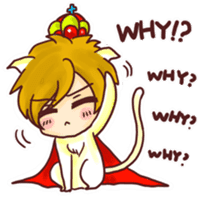 Cat King (ENG) sticker #7696521