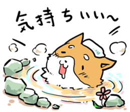 Dog SAMURAI Kakeru and Babi sticker #7696565