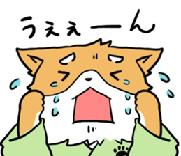 Dog SAMURAI Kakeru and Babi sticker #7696577