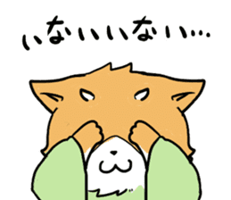 Dog SAMURAI Kakeru and Babi sticker #7696579