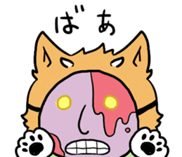 Dog SAMURAI Kakeru and Babi sticker #7696580