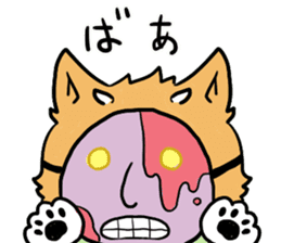Dog SAMURAI Kakeru and Babi sticker #7696580