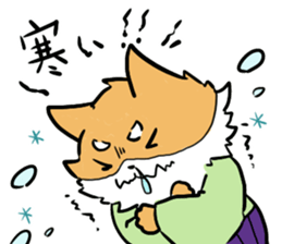 Dog SAMURAI Kakeru and Babi sticker #7696583