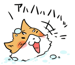 Dog SAMURAI Kakeru and Babi sticker #7696585