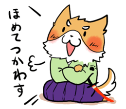 Dog SAMURAI Kakeru and Babi sticker #7696596