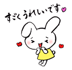 Comforting Cat & Bunny 2 sticker #7697049