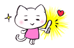 Comforting Cat & Bunny 2 sticker #7697066