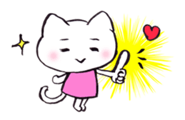 Comforting Cat & Bunny 2 sticker #7697066